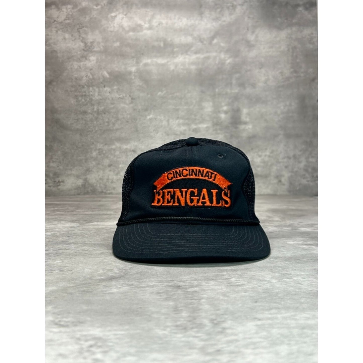 VTG 80s Cincinnati Bengals NFL Sports Specialties Trucker Snapback Hat OSFA