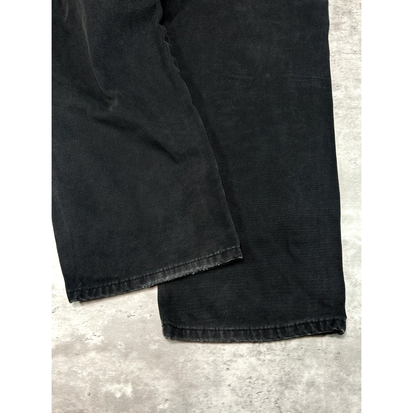 Vintage Dickies Canvas Work Wear Carpenter Pants Size 40W Black