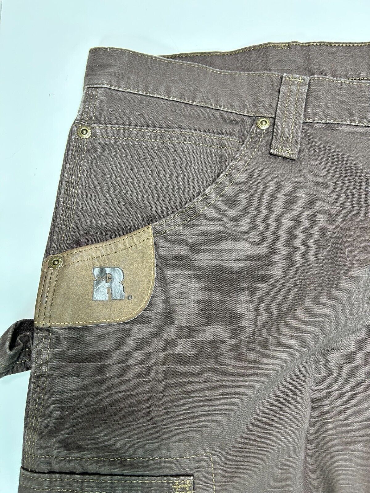 Vintage Wrangler Riggs Ripstop Work Wear Double knees Cargo Pants Size 42W