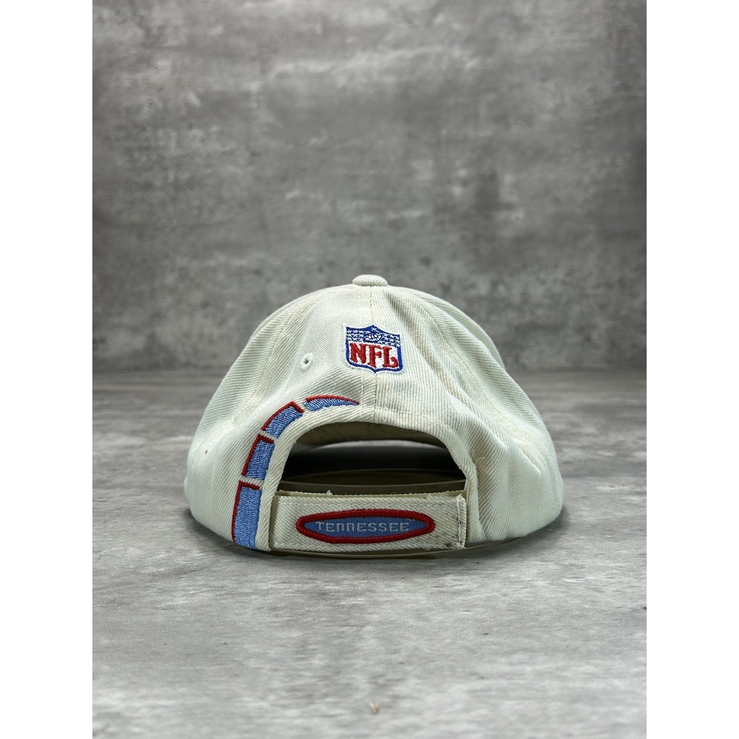 Vintage 90s Houston Oilers NFL Sports Specialties Embroidered Strapback Hat OSFA