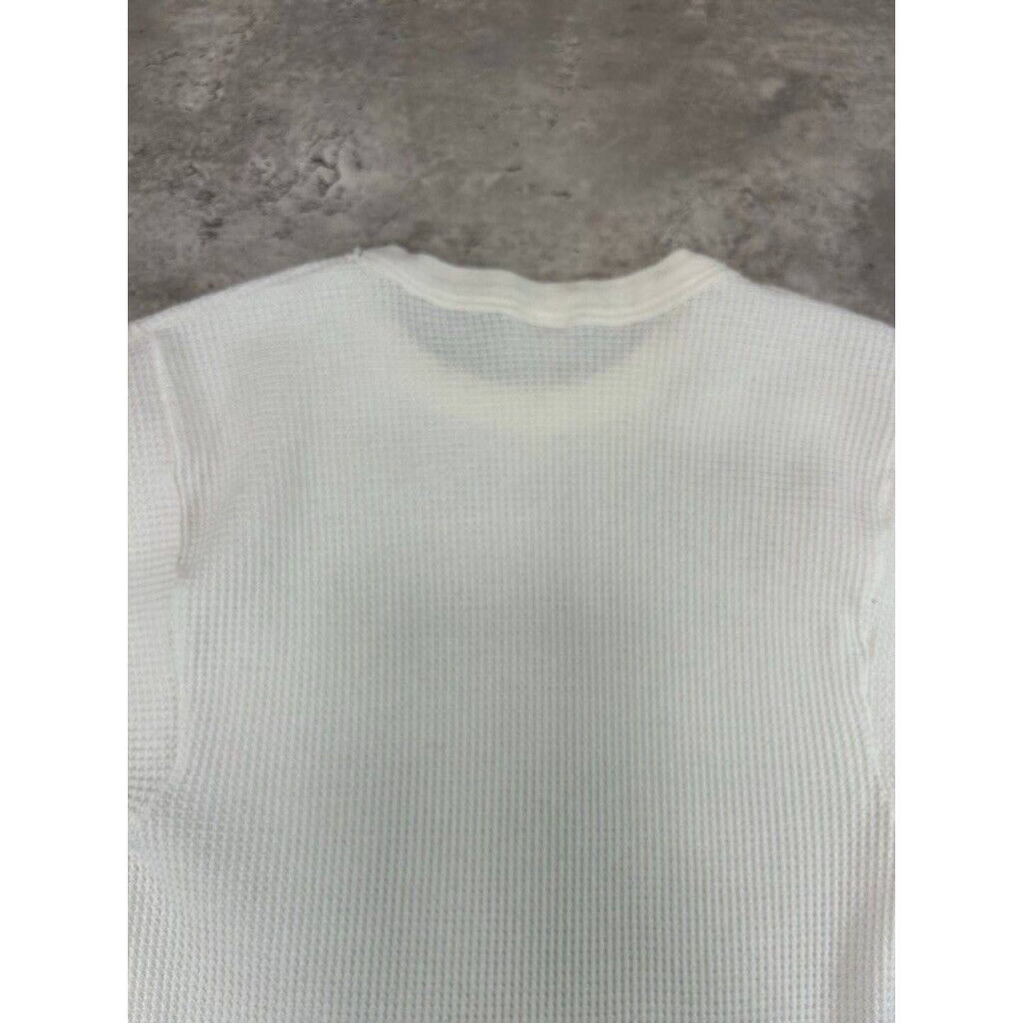 Vintage 1980s Handex Blank Thermal Print Long Sleeve T-Shirt Size Medium