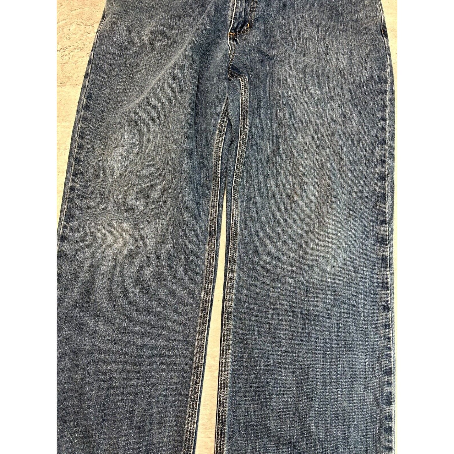 Carhartt Relaxed Fit Dark Wash Denim Workwear Pants Size 36
