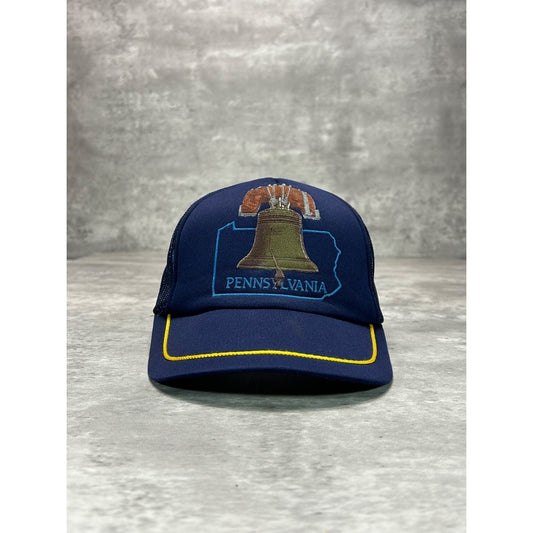 Vintage 80s/90s Pennsylvania Destination Graphic Trucker Snapback Hat OSFA
