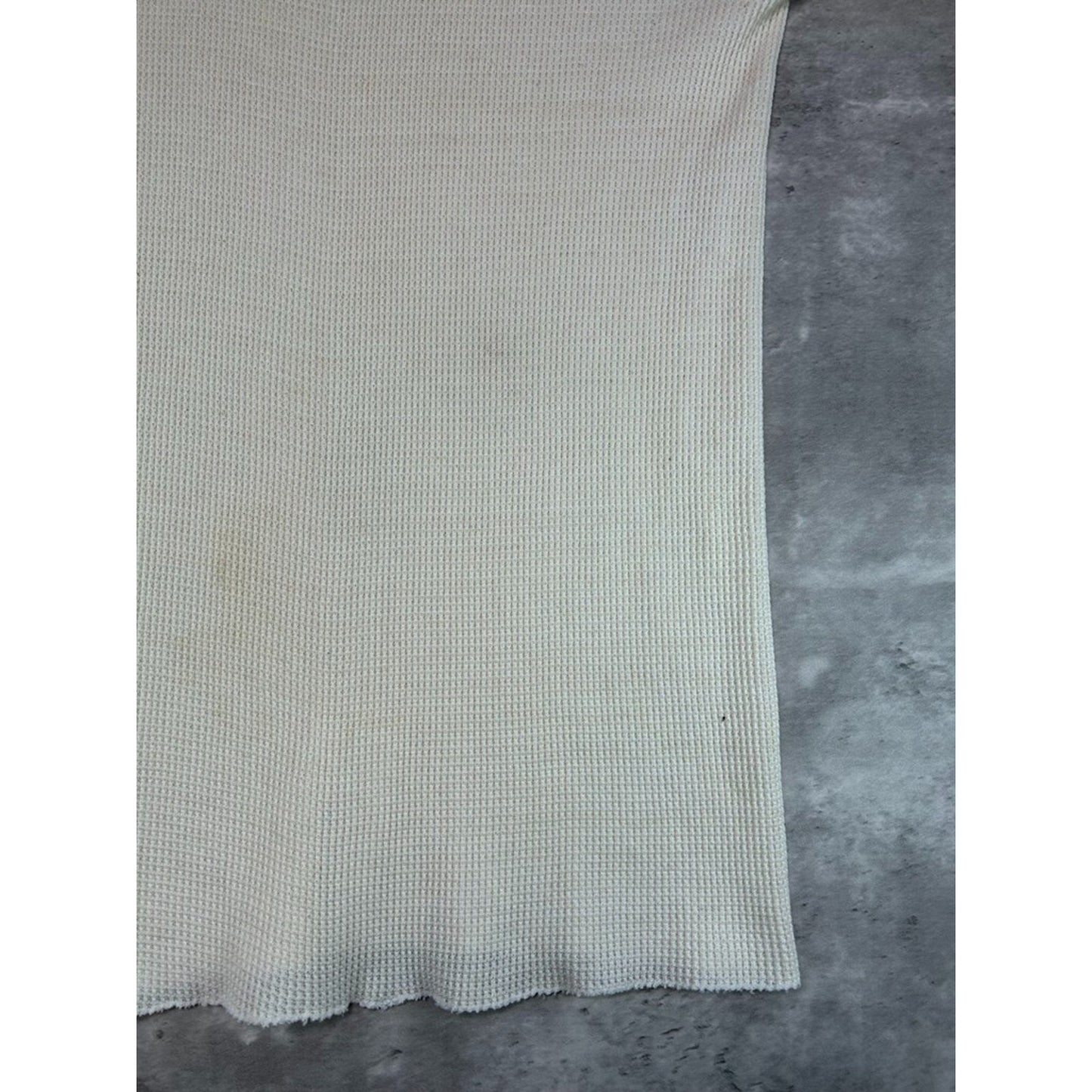 Vintage 1970s Fruit Of The Loom Thermal Print Long Sleeve T-Shirt Size XL