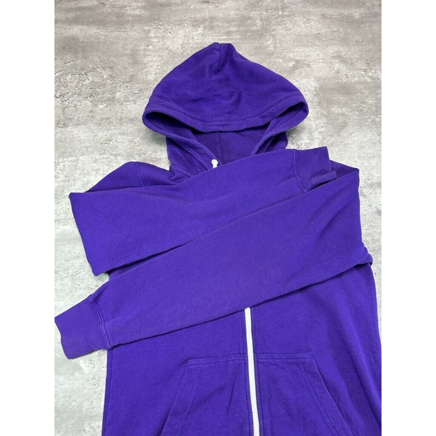 Vintage Womens Nike Embroidered Swoosh Full Zip Hooded Sweatshirt Size Small