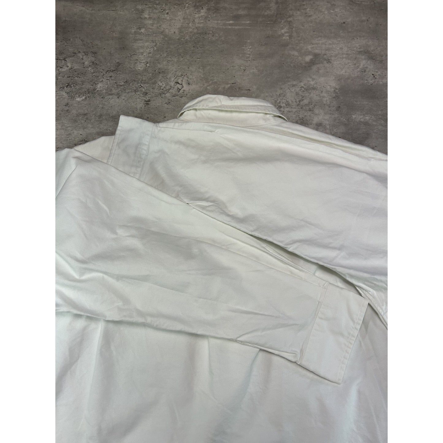 Vintage Polo Ralph Lauren Long Sleeve Reworked Cropped Button Up Shirt Sz XL