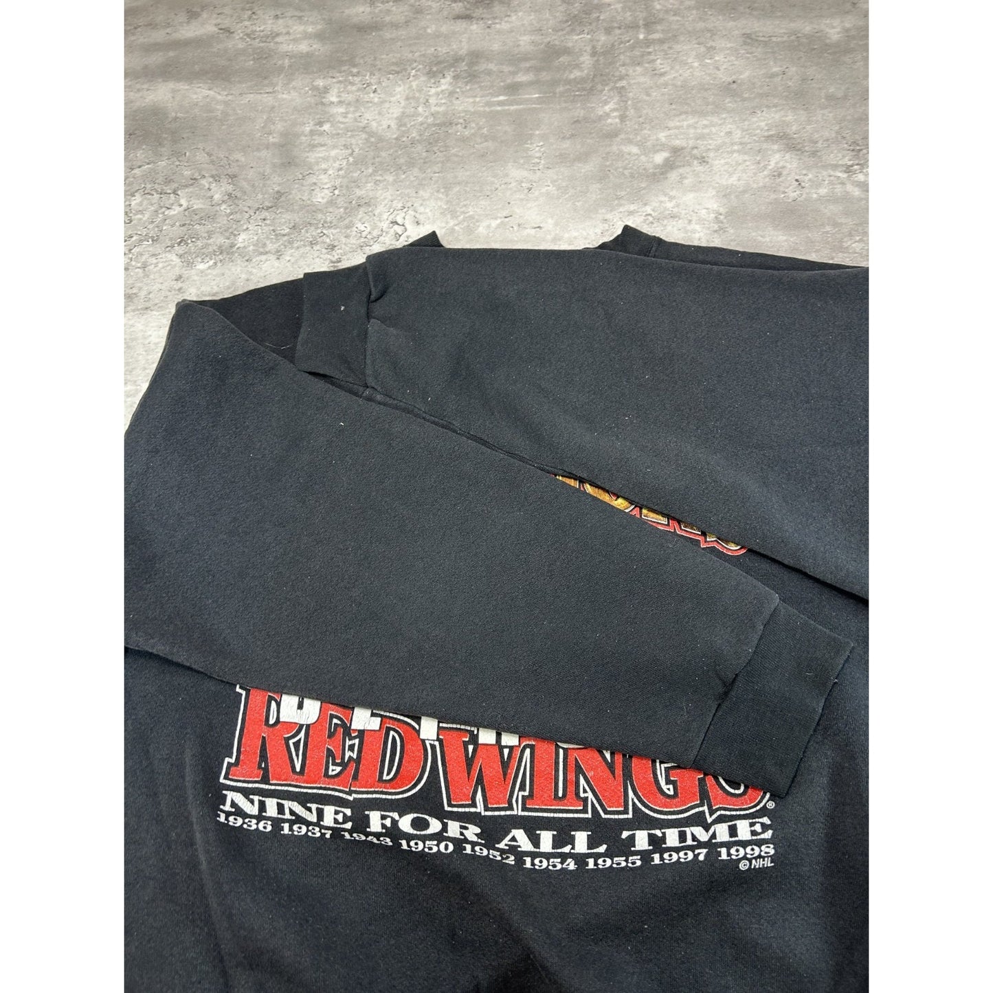 VTG 1998 Detroit Red Wings NHL Back To Back Stanley Cup Champs Sweatshirt Sz XL