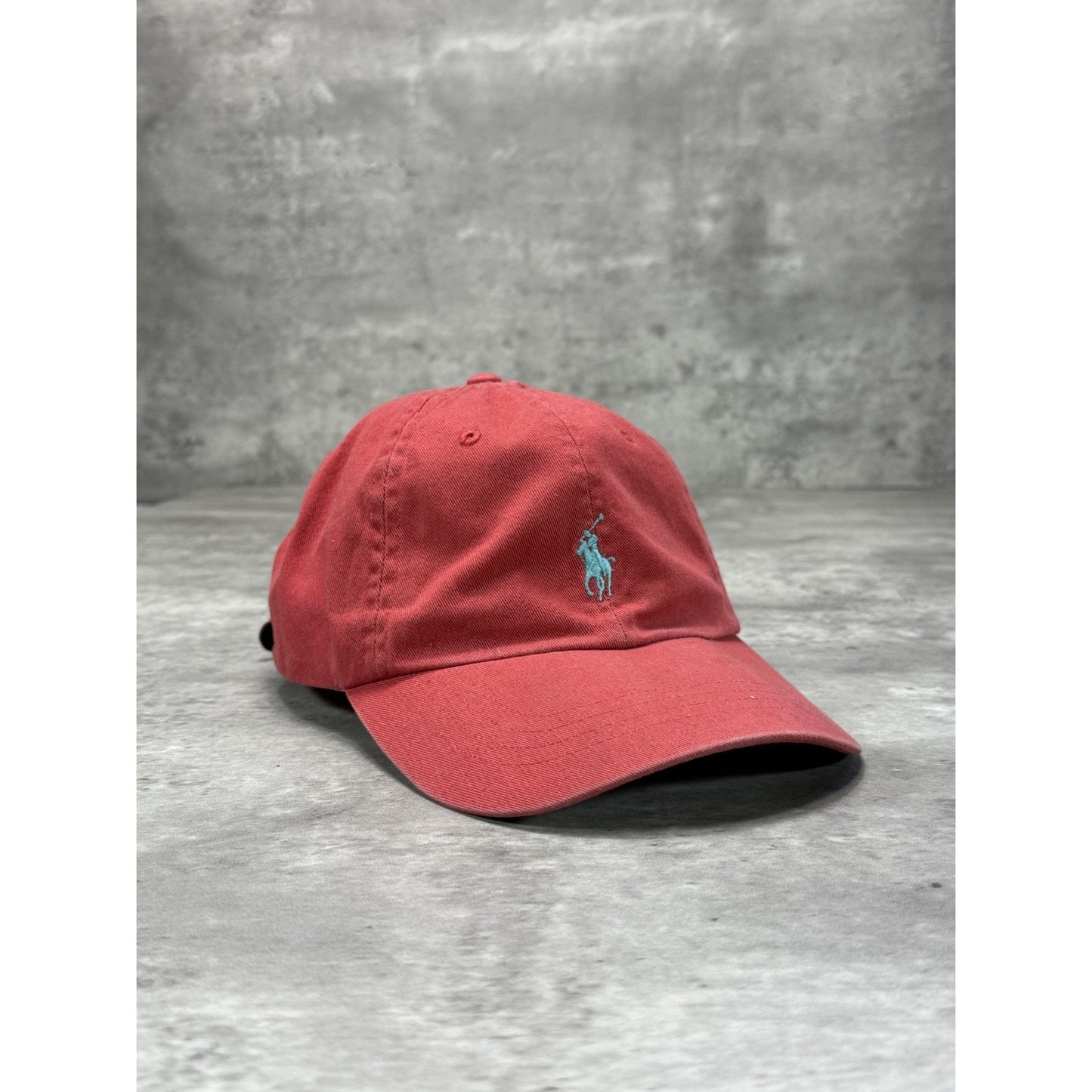 Vintage Polo Ralph Lauren Embroidered Pony Strapback Hat OSFA Red
