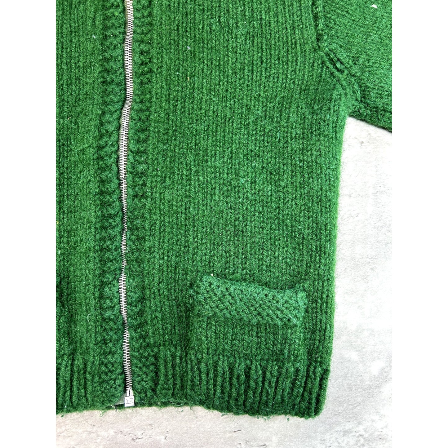 Vintage 70s/80s Boy Scouts Of Canada Full Zip Cowichan Knit Sweater Size S YOUTH