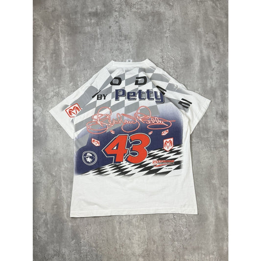 Vintage 90s Richard Petty #43 Dodge Racing Nascar AOP Graphic T-Shirt Size XXL