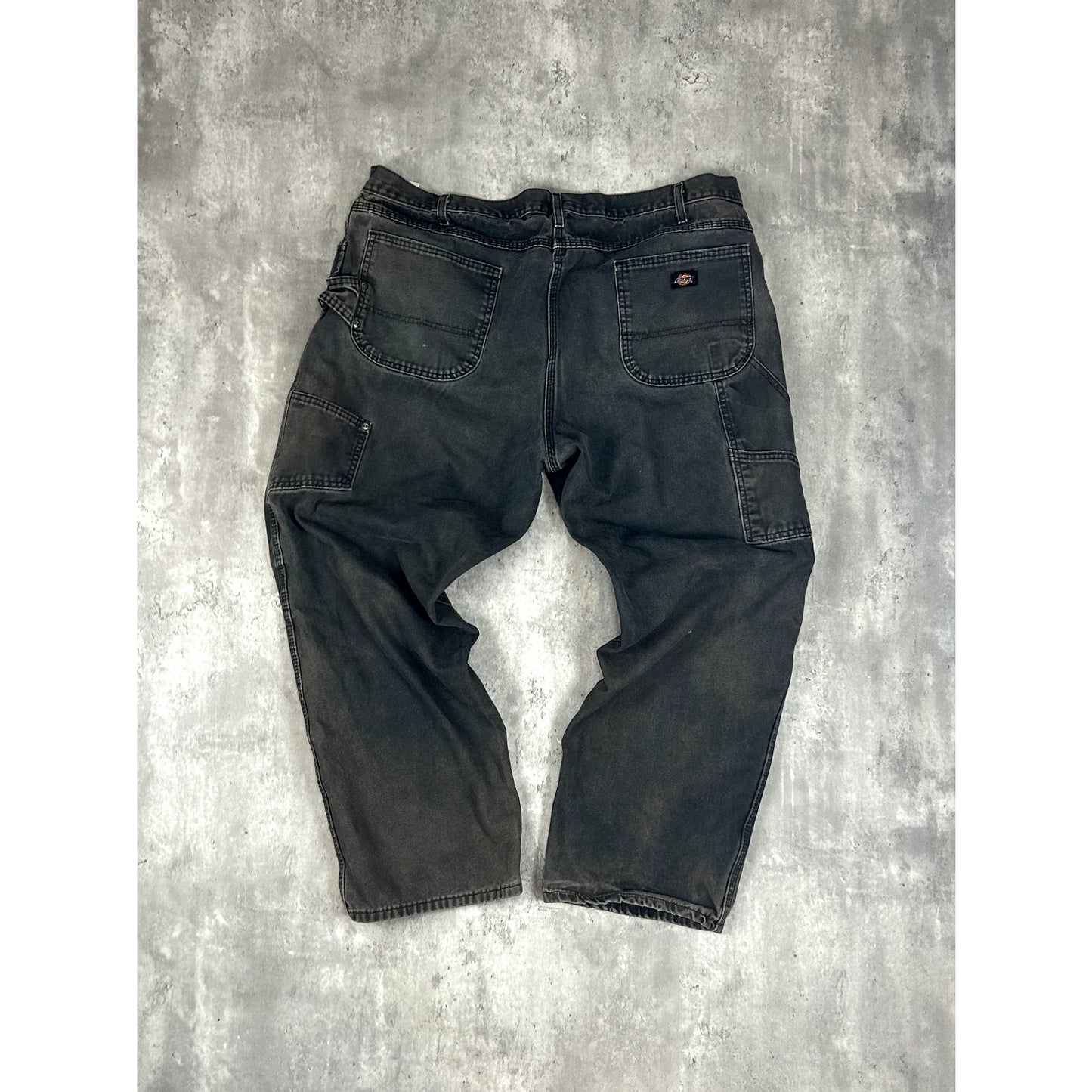 Dickies Canvas Workwear Carpenter Pants Size 42 Gray