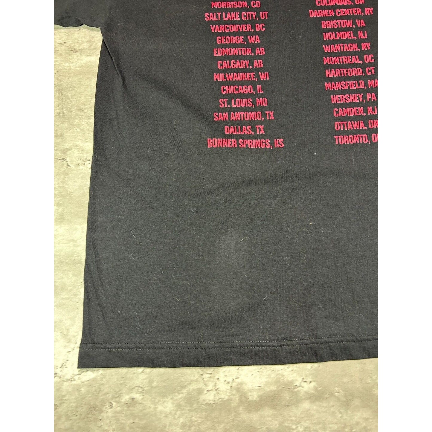 Vintage 2001 John Mellencamp Cuttin Heads Rock Music Tour T-Shirt Size Large
