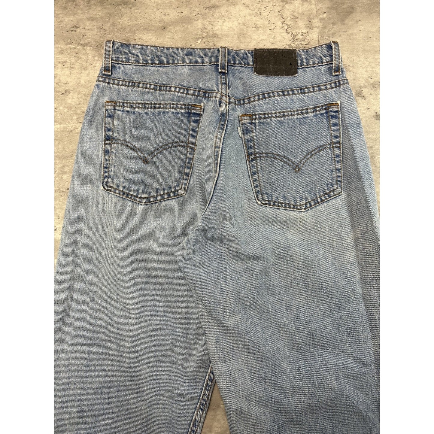 Vintage 90s Levis Silvertab Loose Fit Light Wash Denim Pants Size 30 Blue