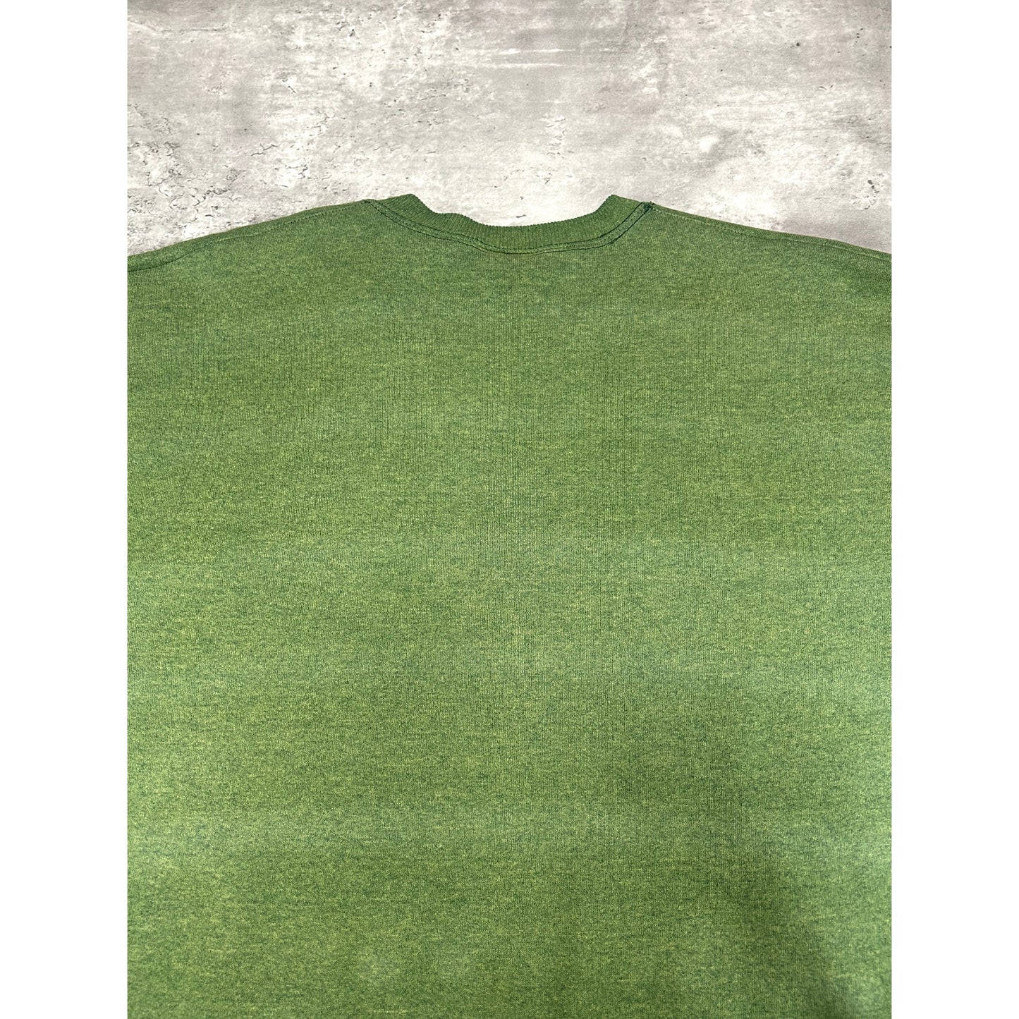 Vintage 90s GAP Spellout Logo Earth Tone Graphic Sweatshirt Size XL Green