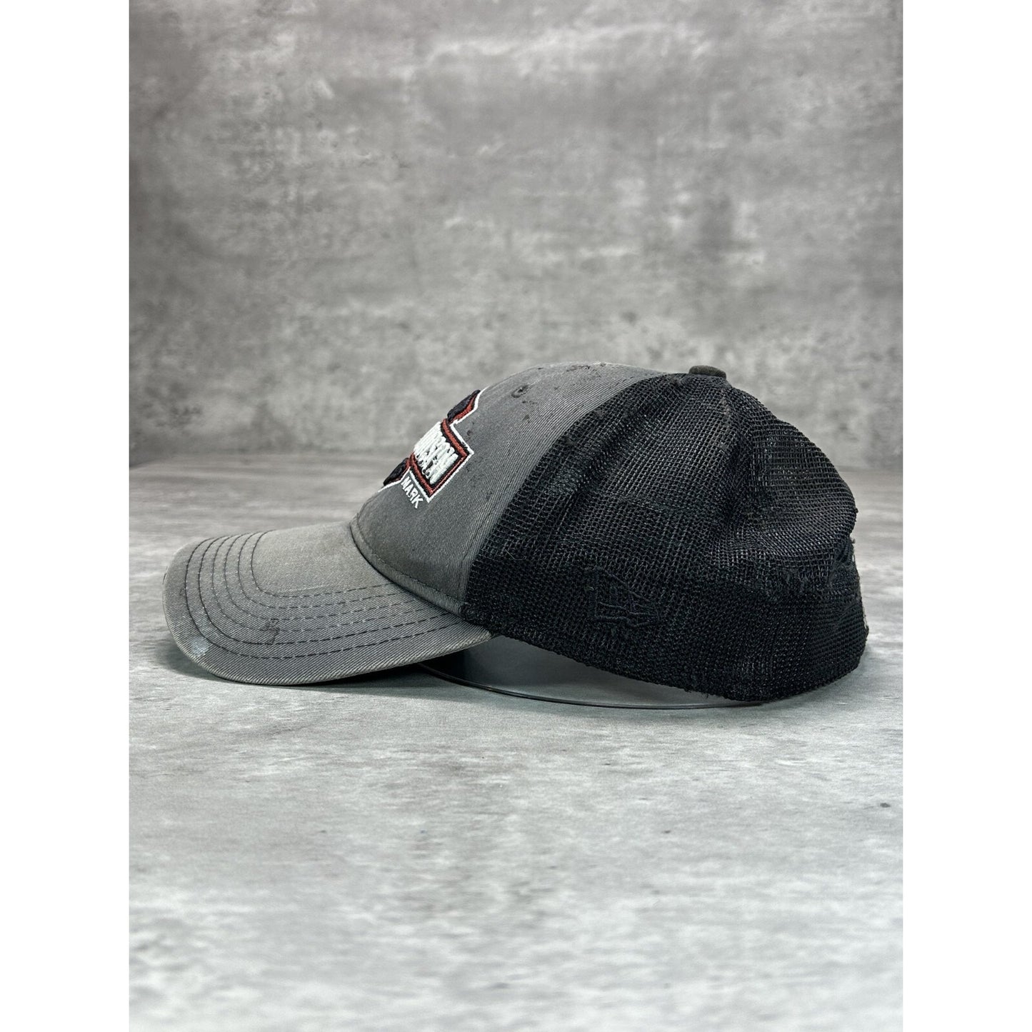 Harley Davidson Embroidered Logo Trucker Snapback Hat OSFA