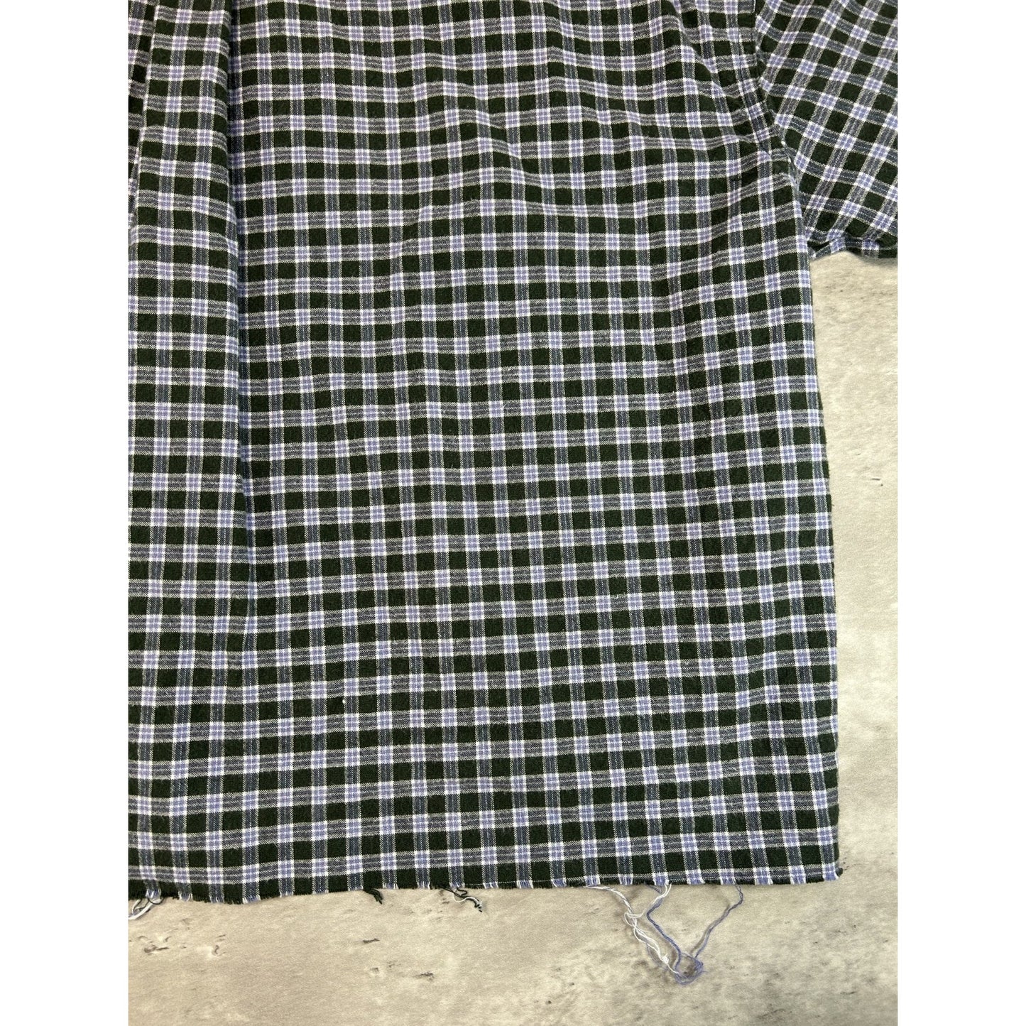 Vintage Genuine Sonoma Embroidered Logo Plaid Cropped Button Up Shirt Size Large