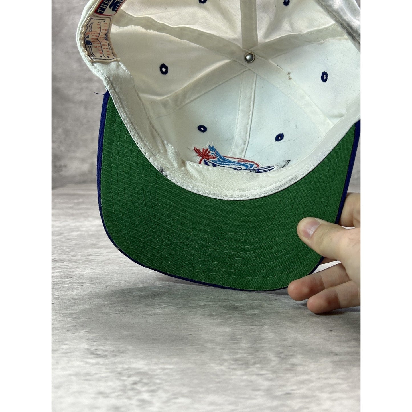 Vintage Toronto Blue Jays MLB Embroidered Logo Baseball Strapback Hat OSFA
