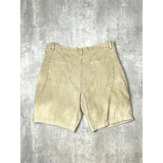 Vintage St. Johns Bay Corduroy Shorts Size 38 Beige