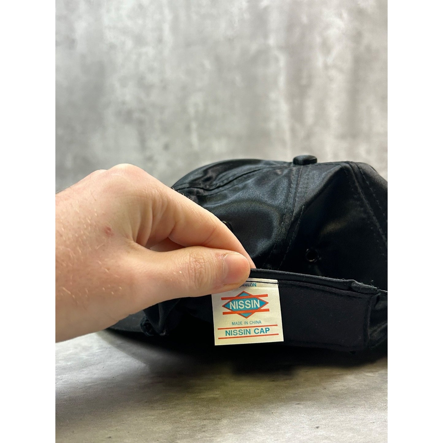 Vintage 90s Orlando Magic Embroidered Script Spellout Strapback Hat OSFA