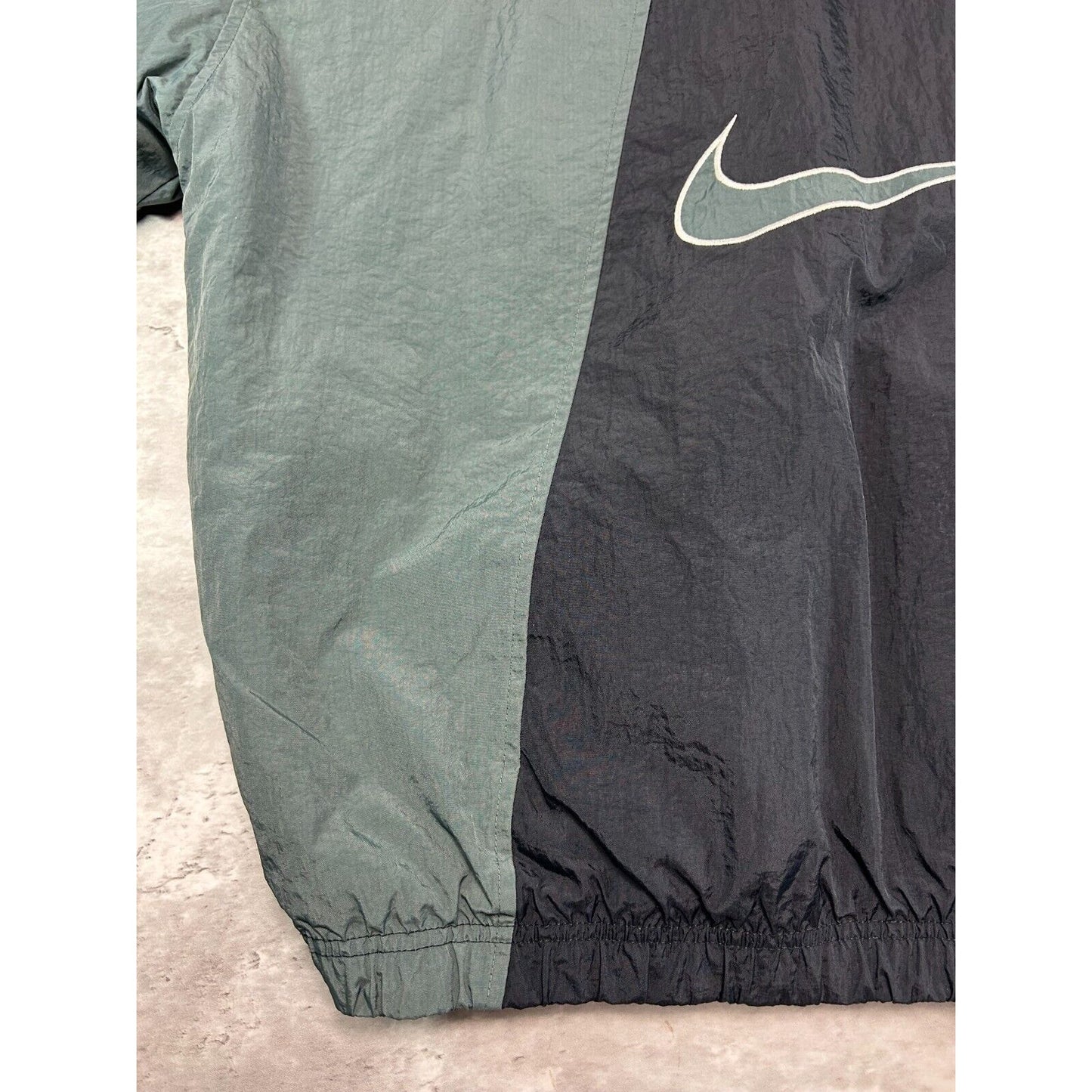 Vintage 90s Nike Air Embroidered Swoosh Insulated Full Zip Jacket Size Medium