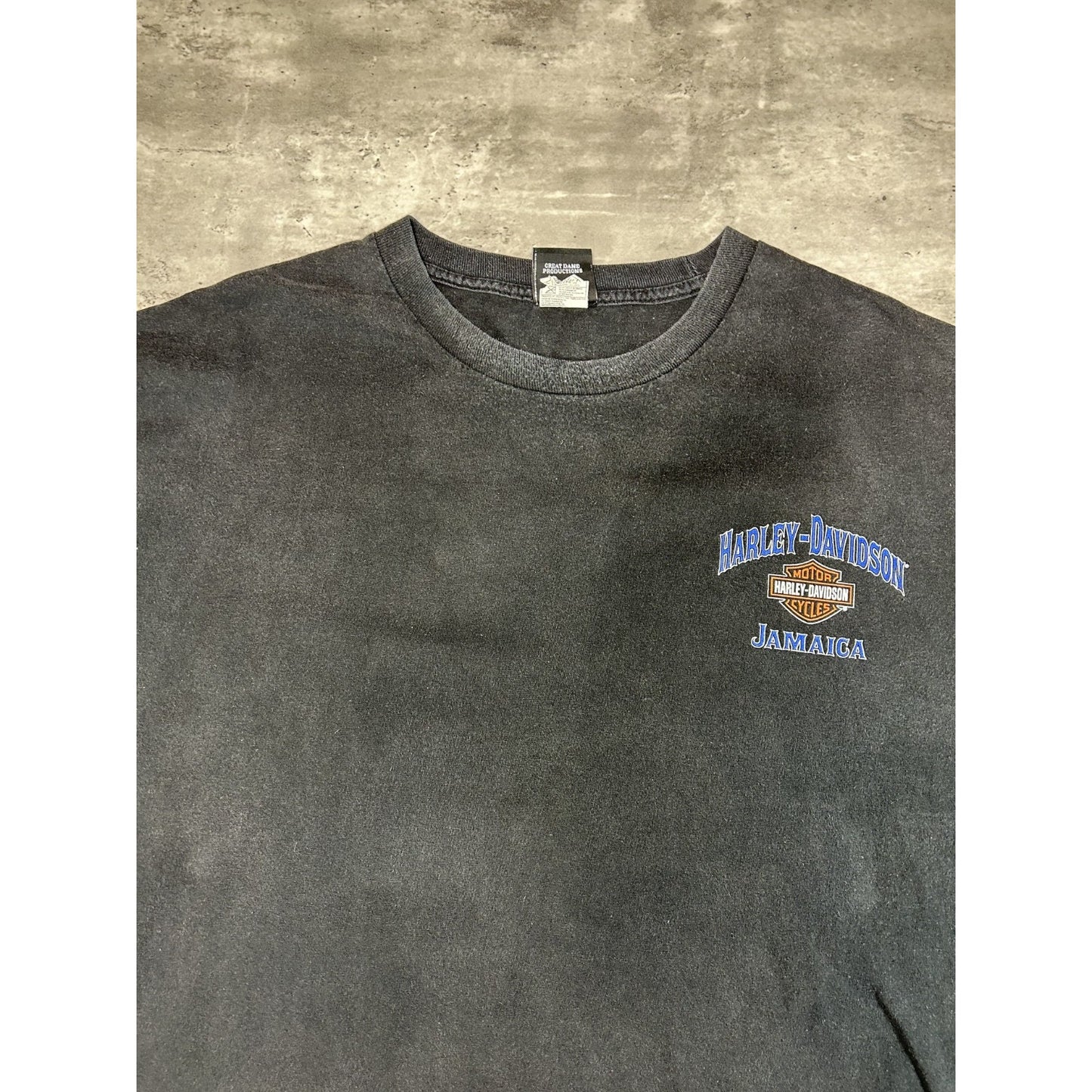 Vintage Harley Davidson Classic Logo Motorcycle Spellout Graphic T-Shirt Sz 2XL