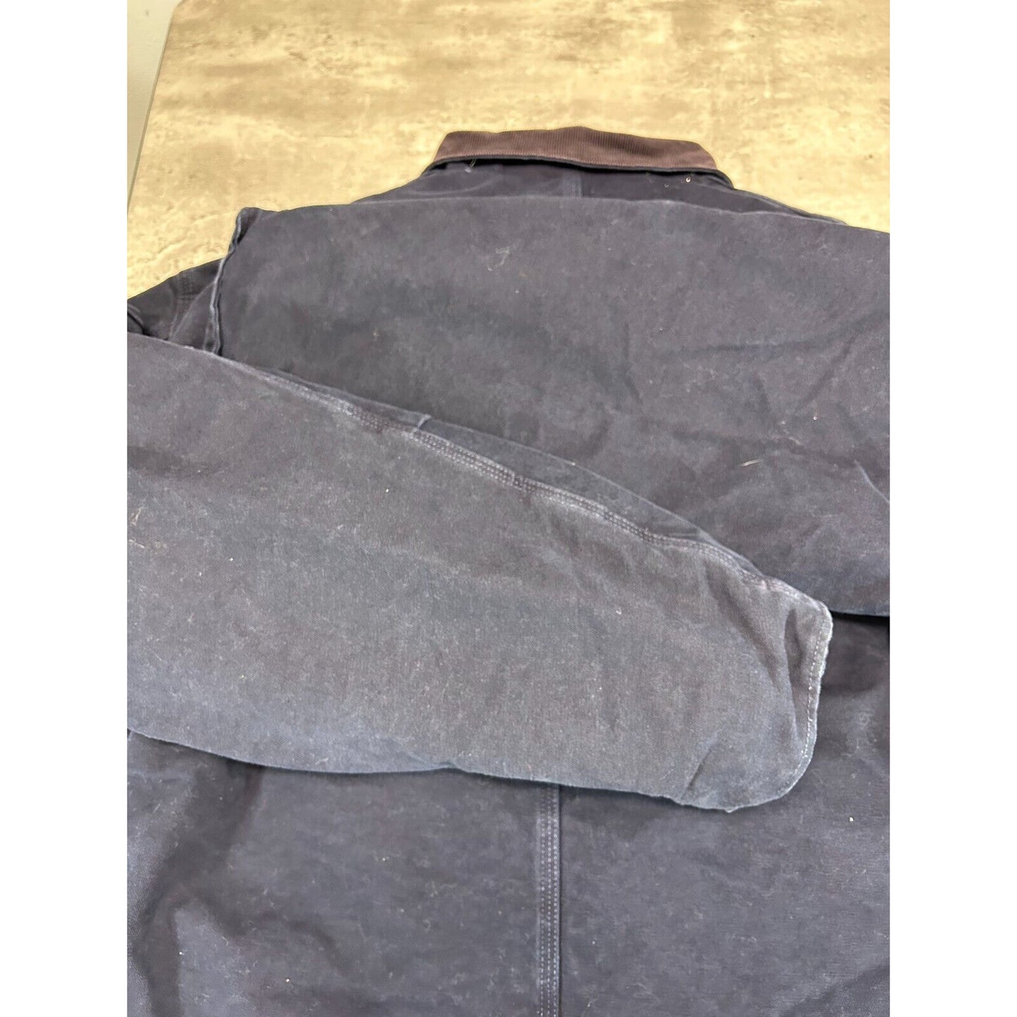 Vintage Carhartt Quilted Lined Canvas Workwear Arctic Jacket Size XL Tall Blue