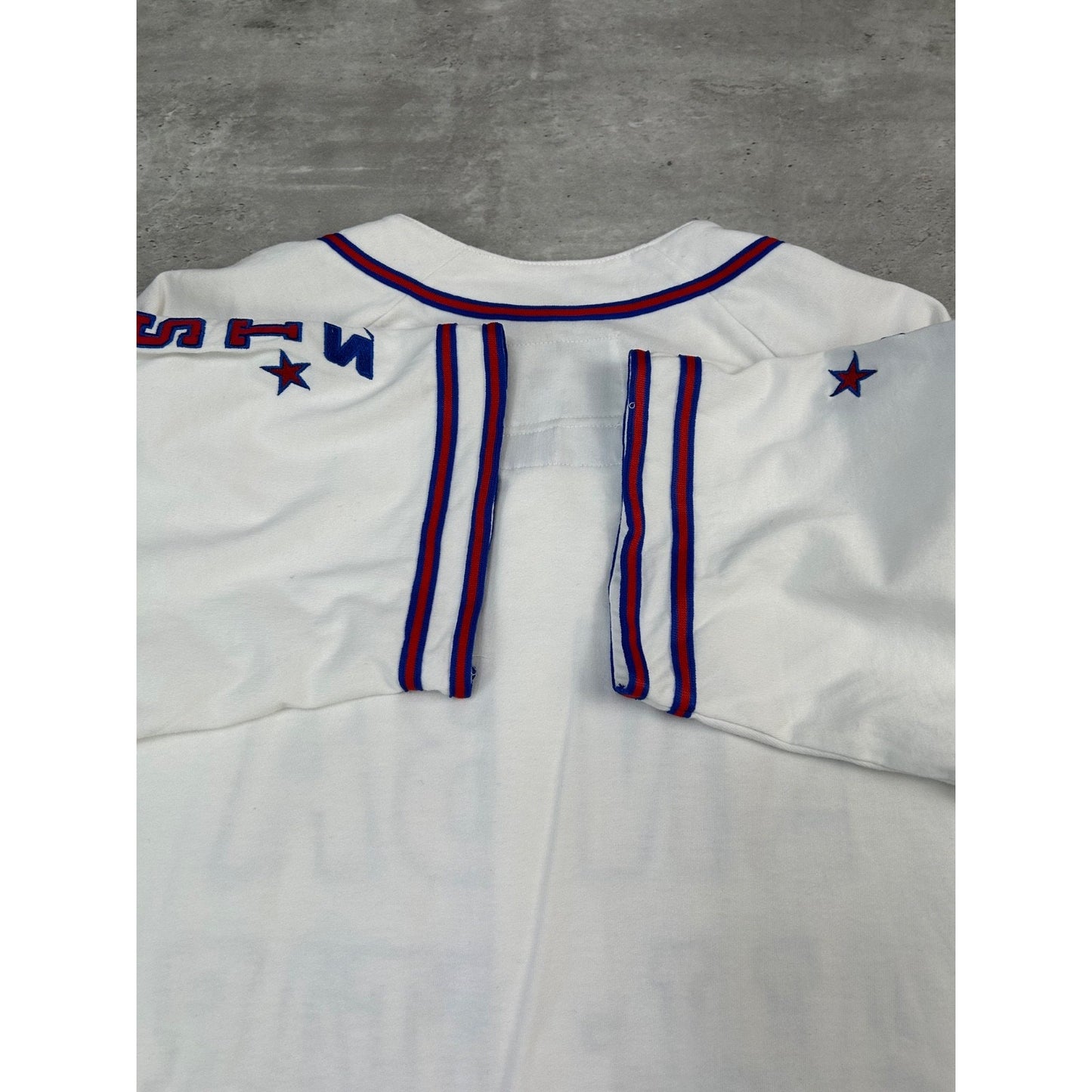 Vintage NBA All-Star Game Stitched Starter Baseball Style Jersey Size Large