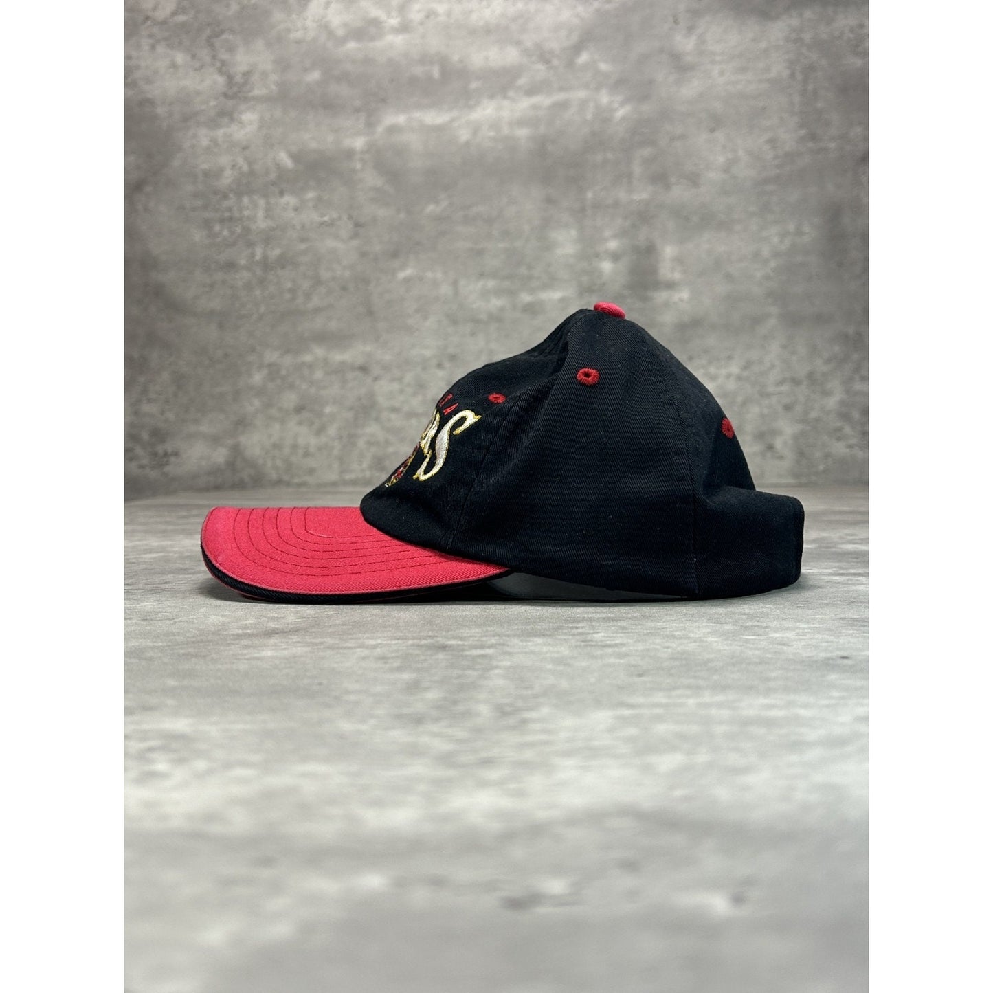 Vintage 90s Ottawa Senators NHL Embroidered Logo Spellout Strapback Hat OSFA