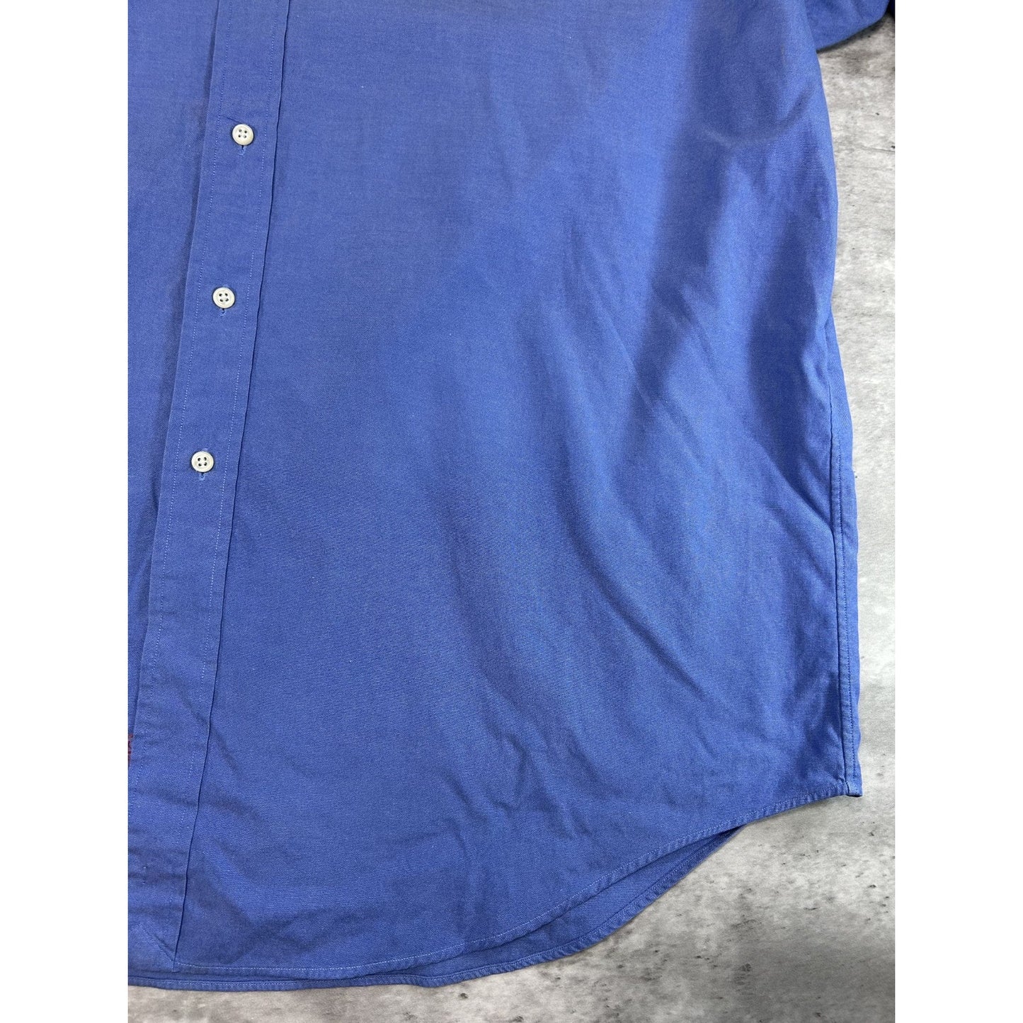 Vintage Polo Ralph Lauren Embroidered Pony Long Sleeve Button Up Shirt Sz 2XL