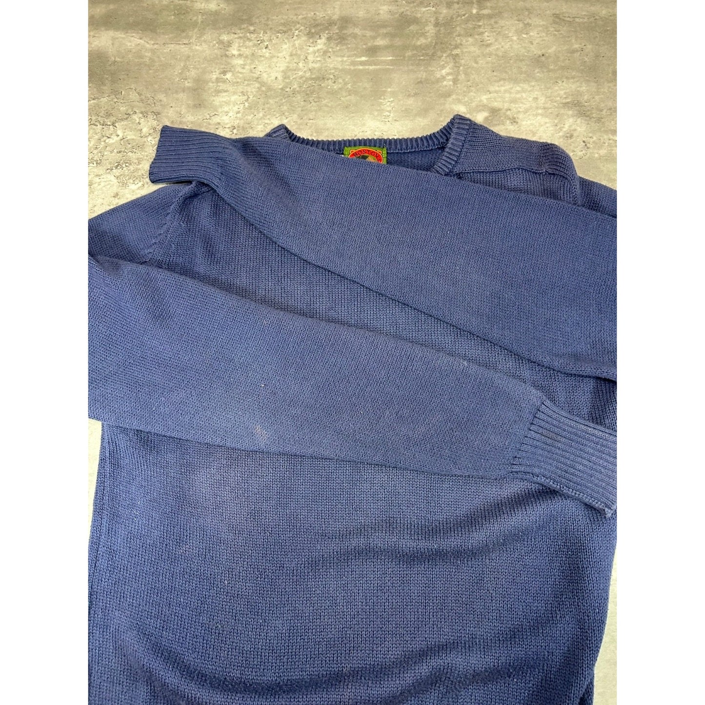 Vintage 90s Boston Traders Pullover Ribbed Knit Sweater Size Large