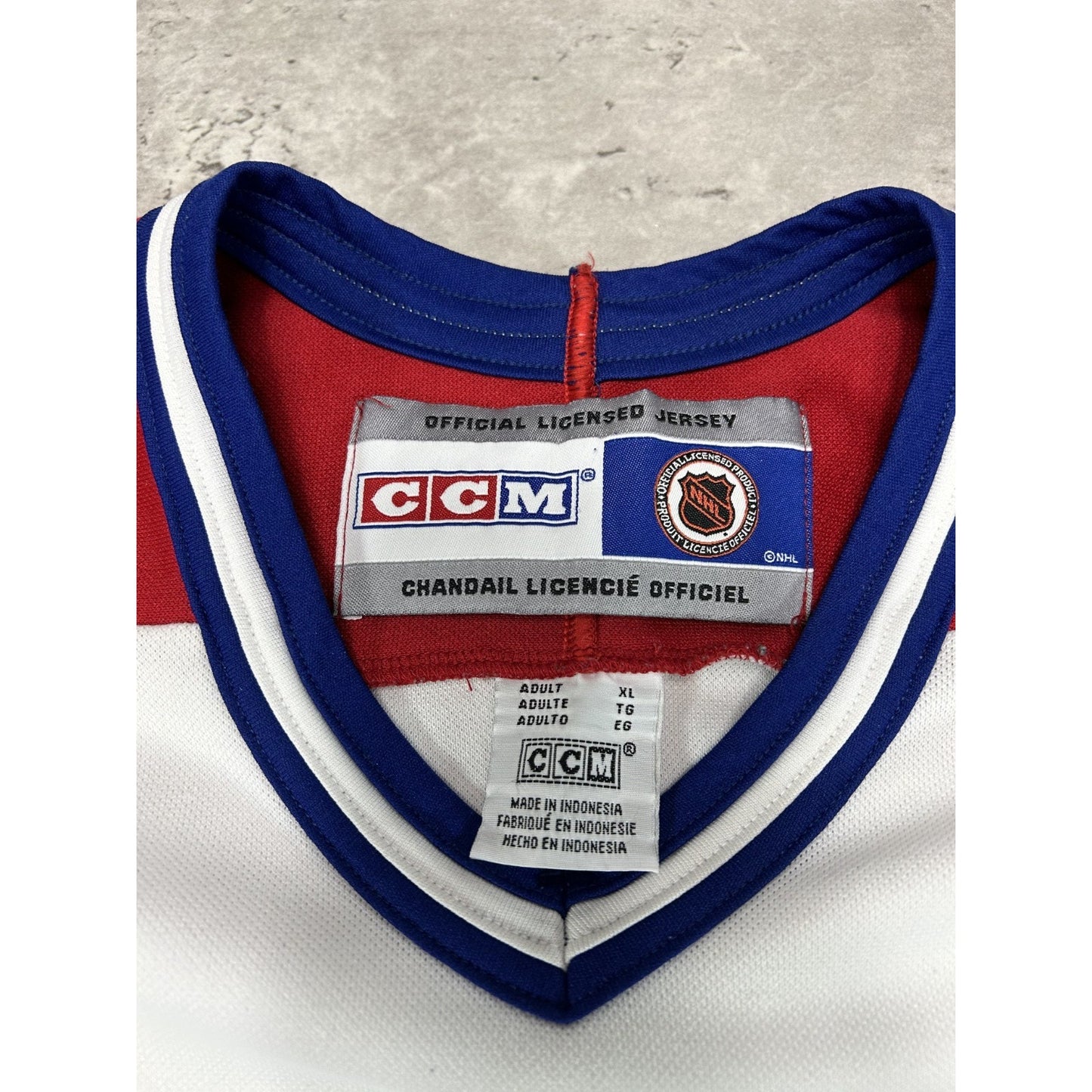 Vintage 90s Montreal Canadiens NHL CCM Hockey Jersey Size XL