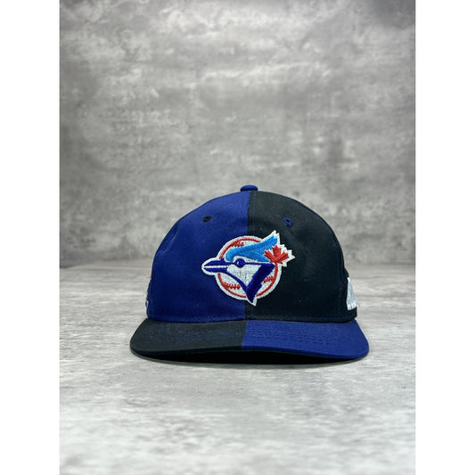 Vintage 90s Toronto Blue Jays MLB Starter Split Embroidered Snapback Hat OSFA