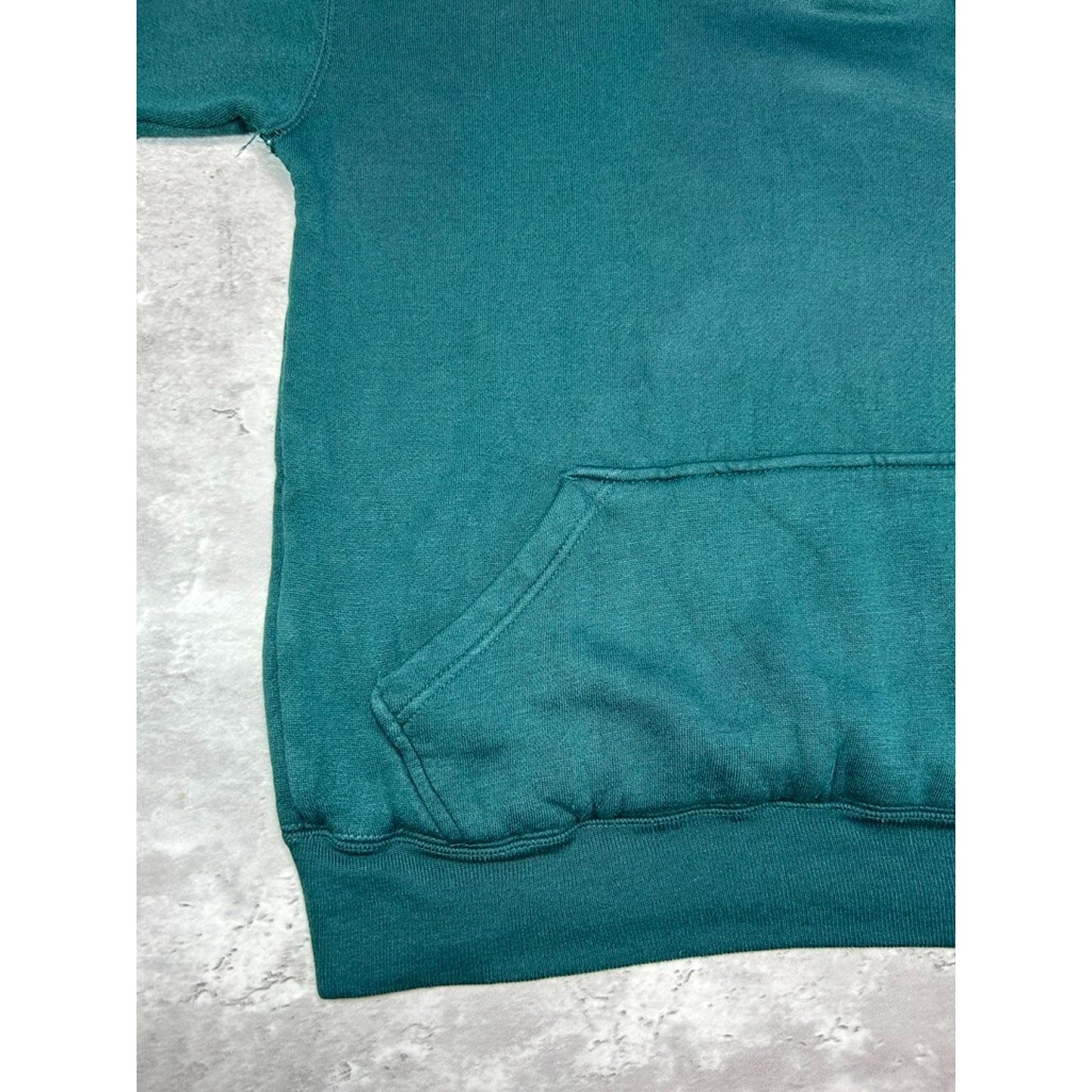 Vintage Coleman Outdoors Blank 1/4 Button Pullover Hooded Sweatshirt Size Large