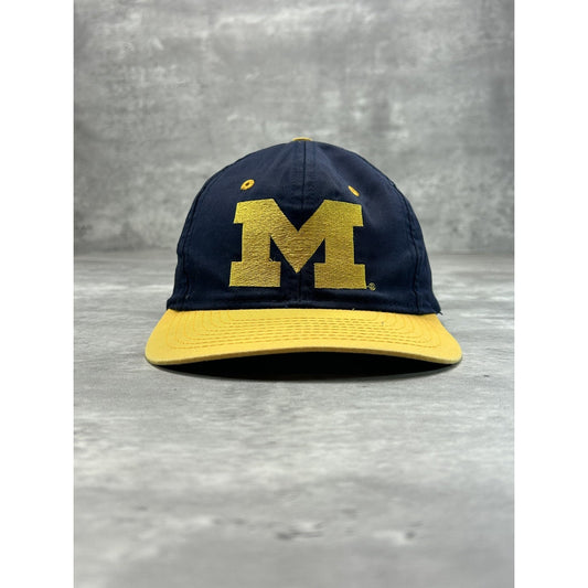 Vintage Michigan Wolverines NCAA Embroidered Logo Snapback Hat OSFA