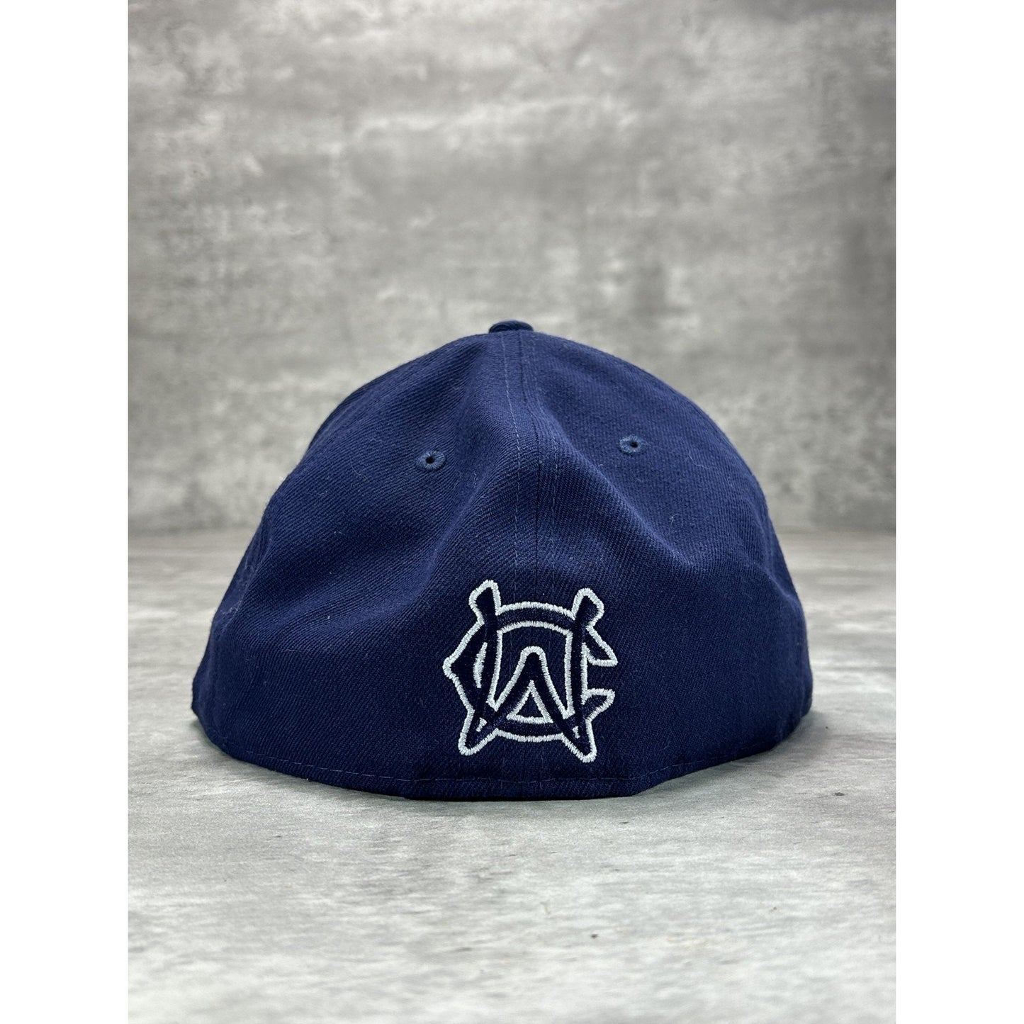 Victoria Harbourcats WCL Embroidered Logo Baseball Fitted Hat 7 1/2 Navy Blue