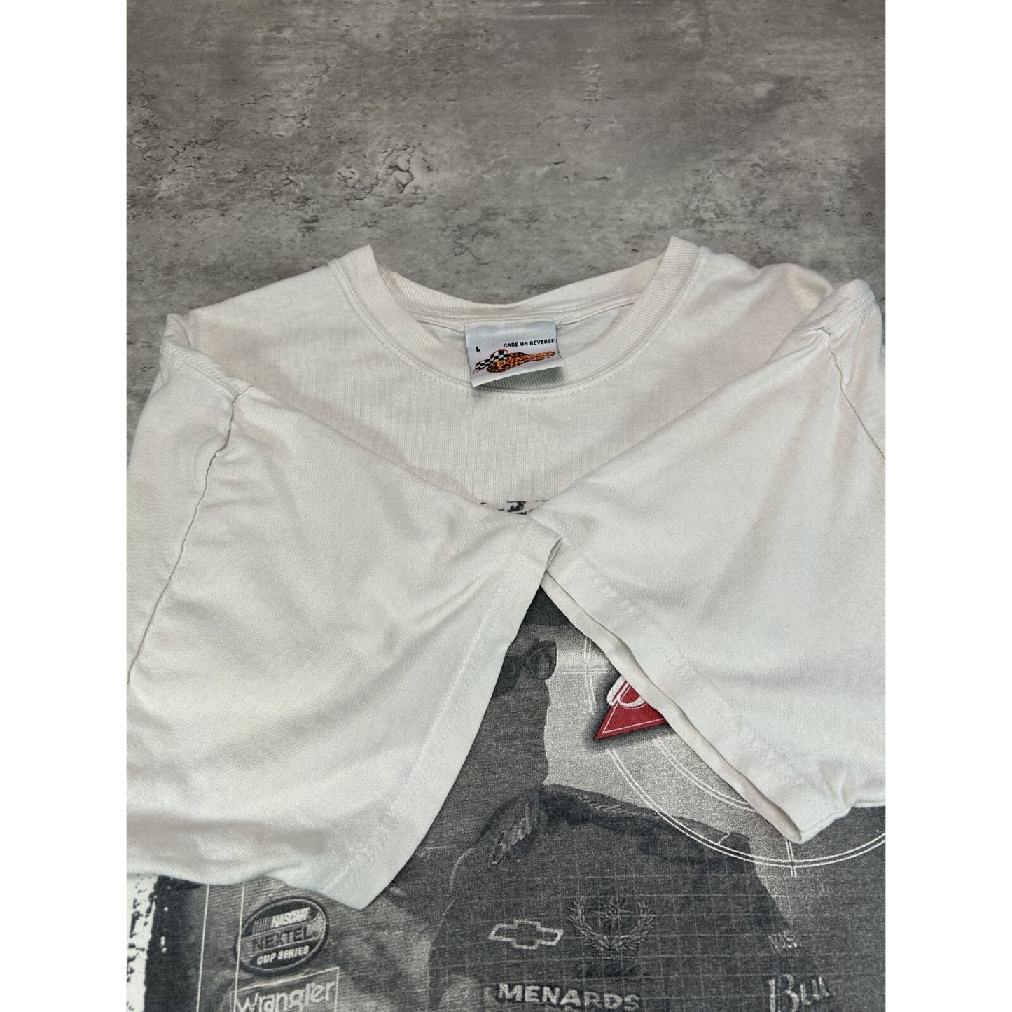 Vintage 2000 Dale Earnhardt Budweiser Racing Nascar Graphic T-Shirt Size Large
