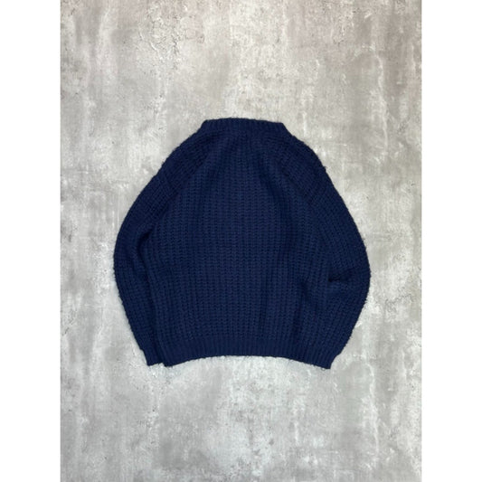 Vintage 19th Avenue Heavyweight Pullover Knit Sweater Size Medium Blue