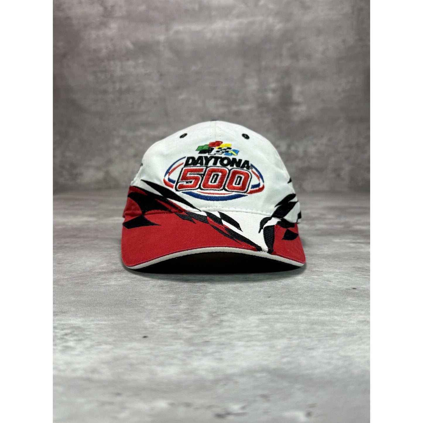 Vintage 2005 Daytona 500 NASCAR Disney Mickey Embroidered Strapback Hat OSFA