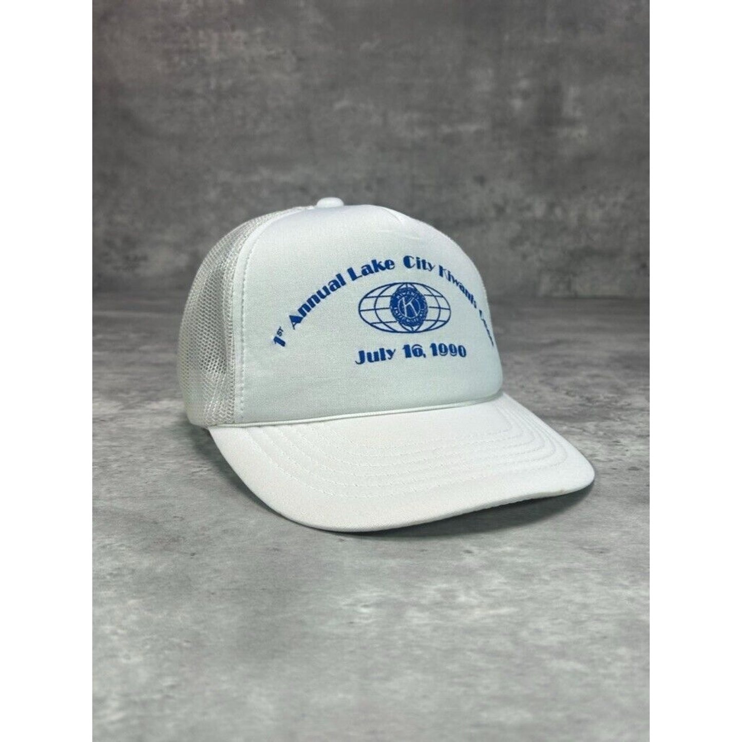 Vintage 1990 1st Annual Lake City Kiwanis Open Golf Trucker Snapback Hat OSFA