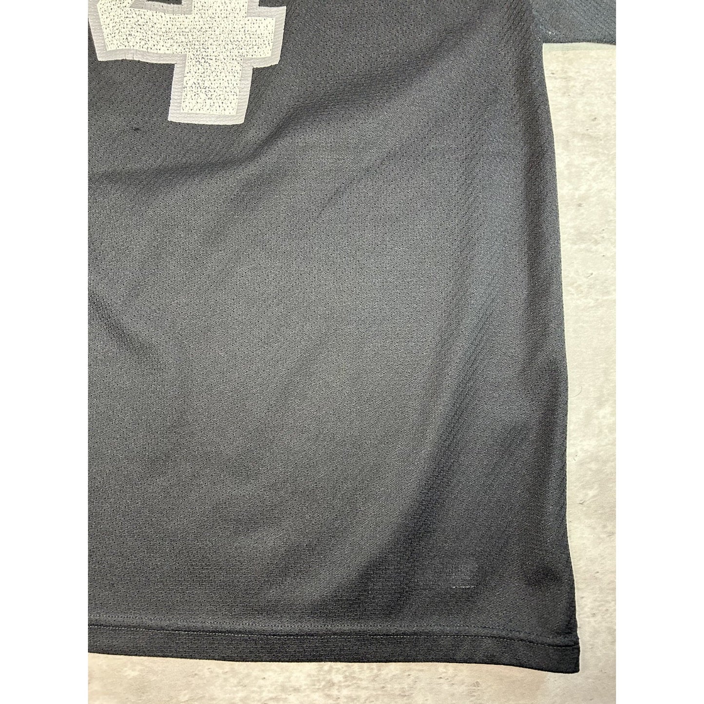 Vintage 90s Molson Ice #94 Beer Promo Spellout Hockey Jersey Size XL Black