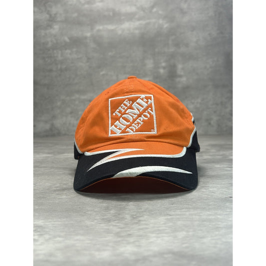 Vintage Home Depot Racing Embroidered Logo Nascar Strapback Hat OSFA