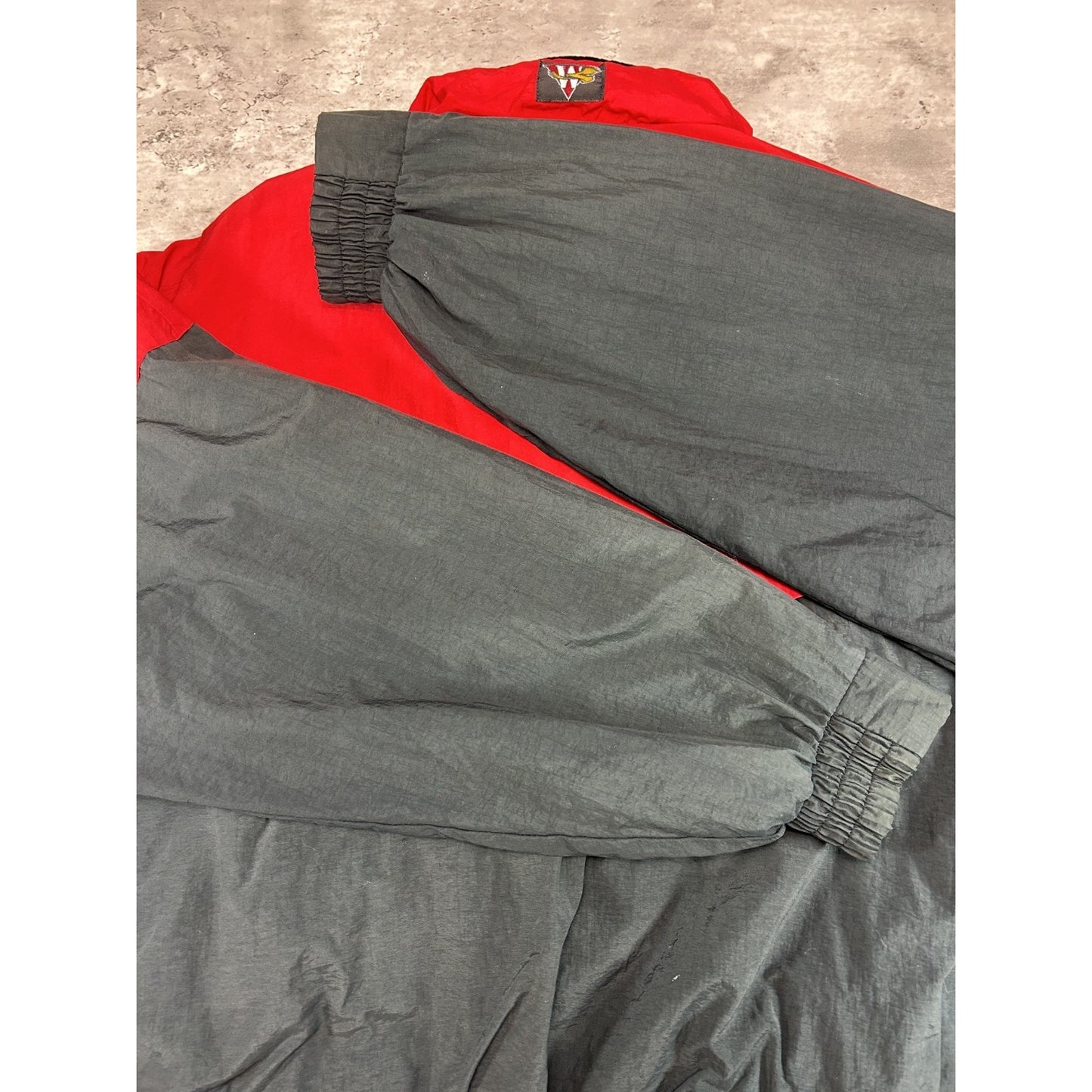Vintage 90s Winston Cup Nylon Full Zip Windbreaker Jacket Size XL