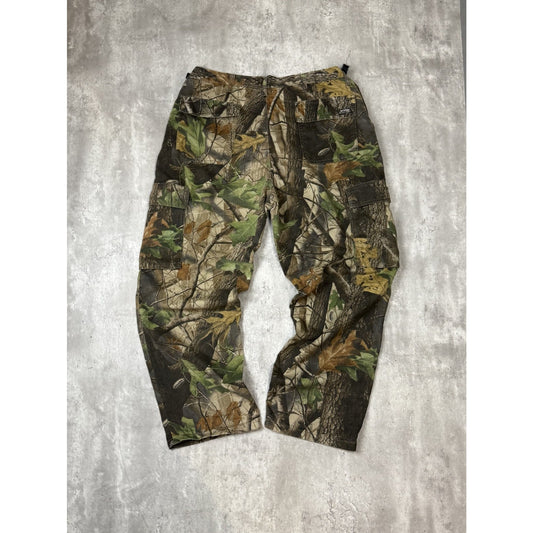 Vintage Wrangler Jeans Real Tree Hardwoods Hunting Camo Cargo Pants Size 40