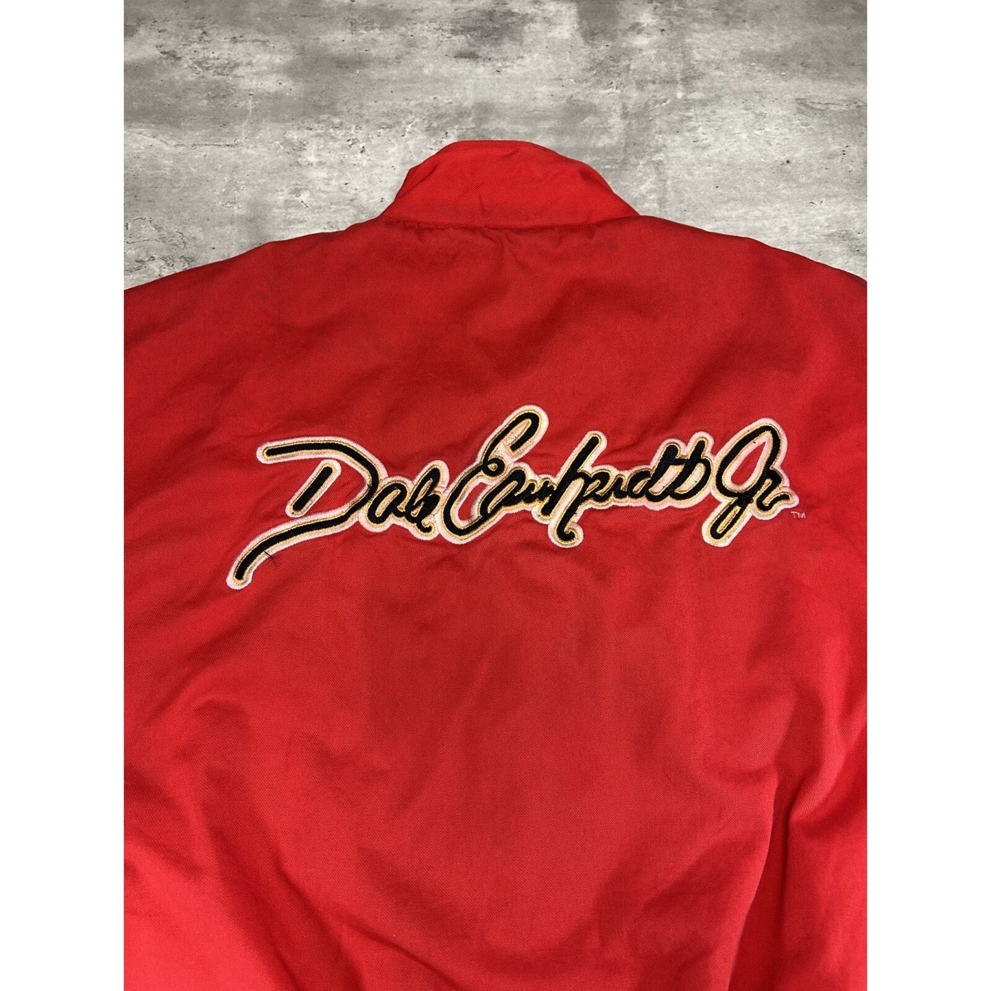 Vintage Dale Earnhardt Jr #8 Budweiser Racing Nascar Racing Jacket Size Large