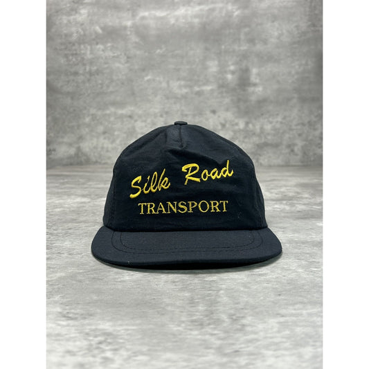 Vintage 80s/90s Silk Road Transport Embroidered Spellout Snapback Hat OSFA