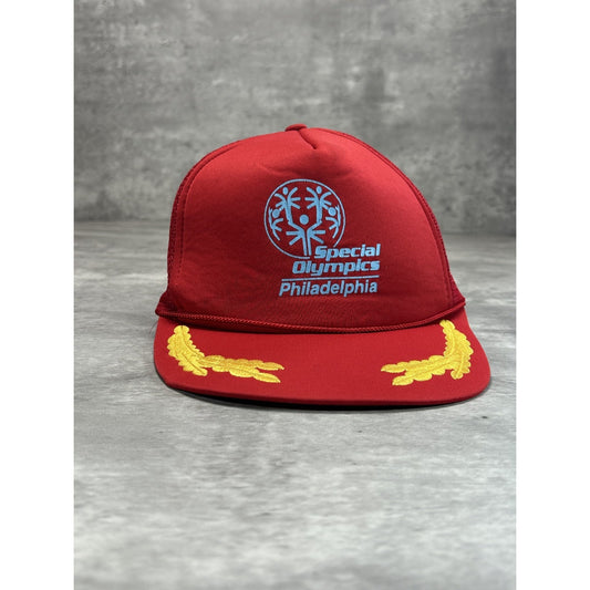VTG 90s Philadelphia Special Olympics Scrambled Eggs Trucker Snapback Hat OSFA