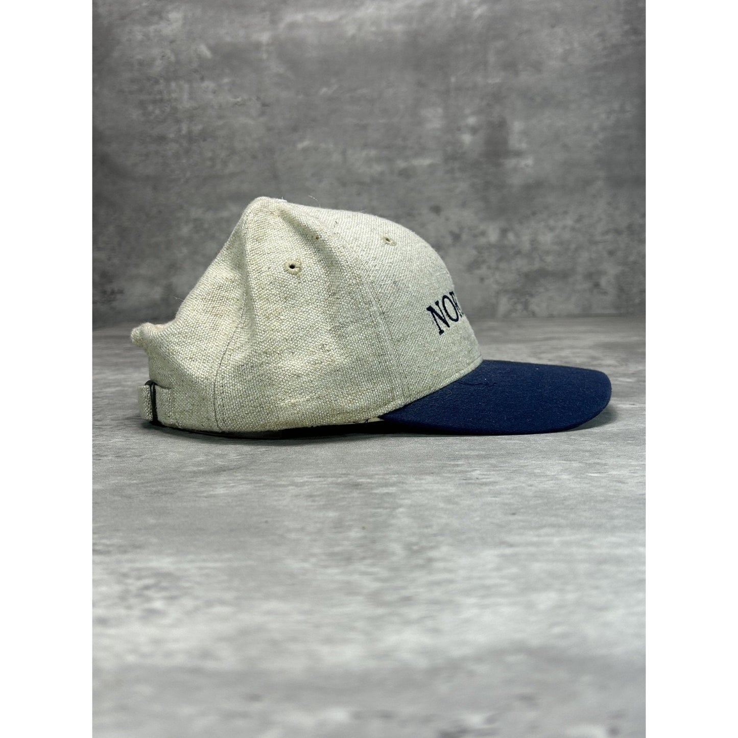 Vintage Norlite Embroidered Spellout Two Tone Strapback Hat OSFA