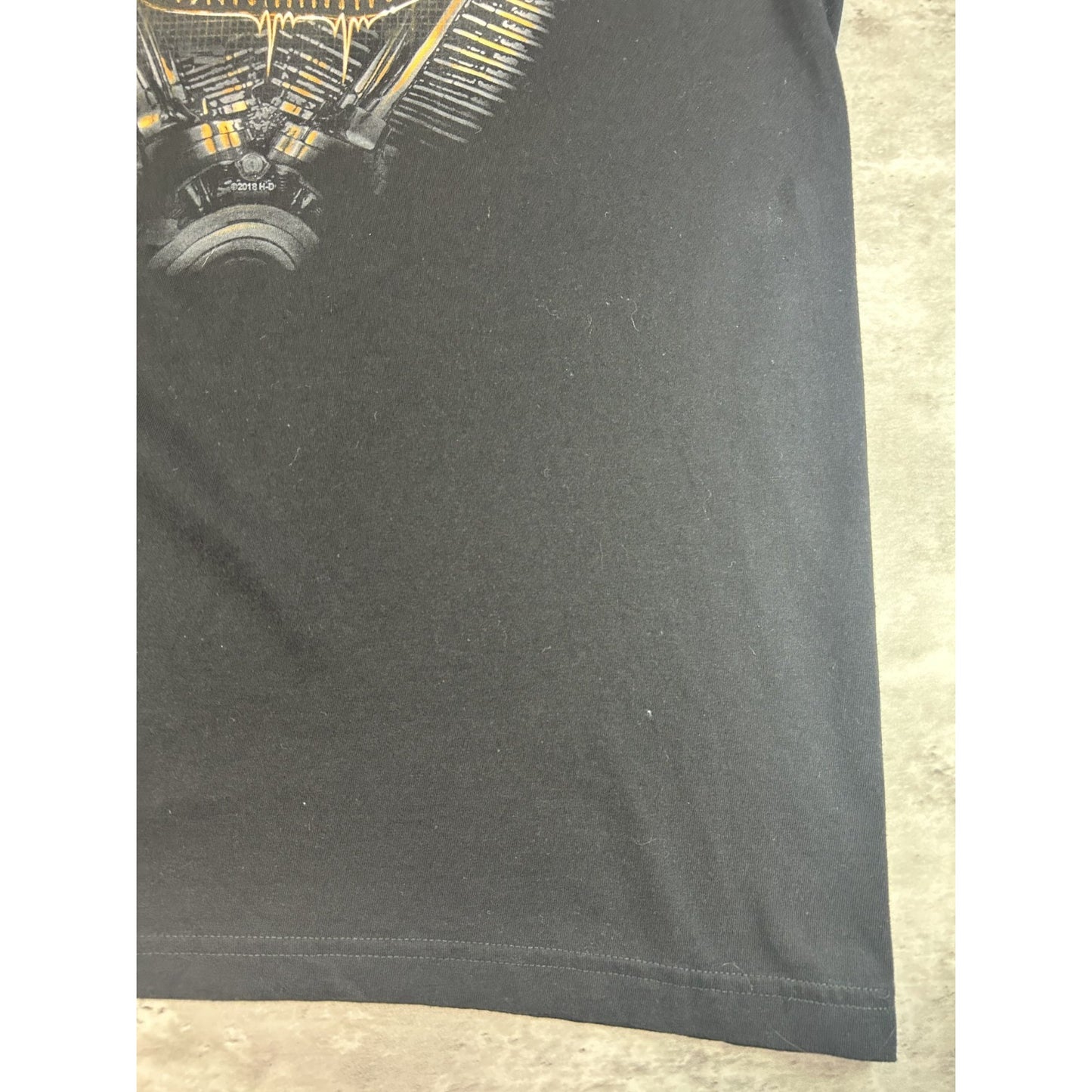 Harley Davidson Motorcycles Screaming Eagle Engine Graphic T-Shirt Size Large