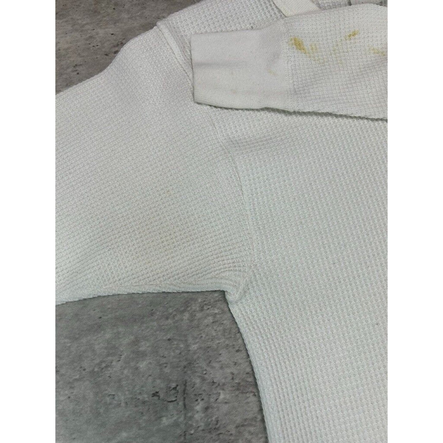 Vintage 1980s Handex Blank Thermal Print Long Sleeve T-Shirt Size Medium