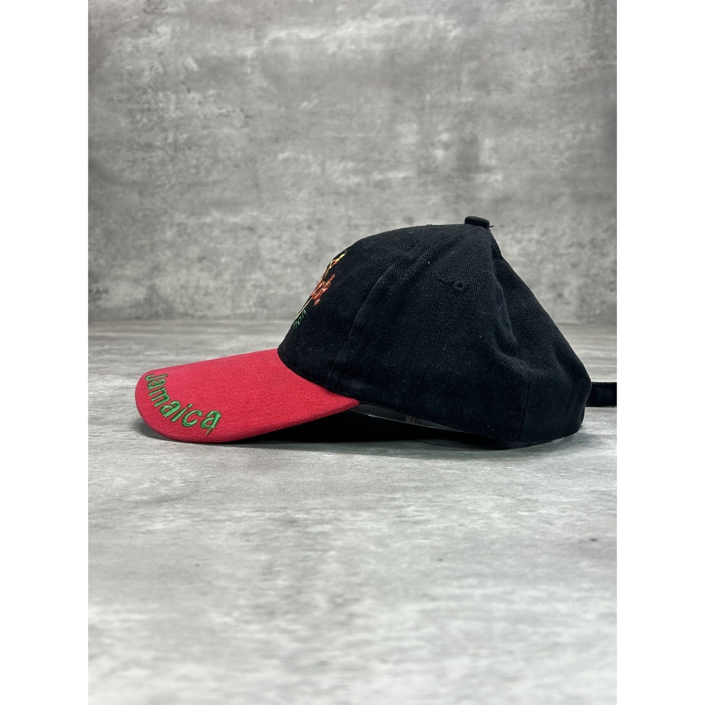 Vintage 90s Hard Rock Cafe Jamaica Embroidered Destination Strapback Hat OSFA